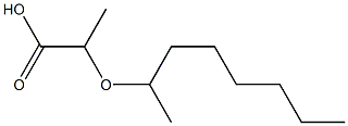 2-(octan-2-yloxy)propanoic acid Structure