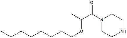 2-(octyloxy)-1-(piperazin-1-yl)propan-1-one Structure