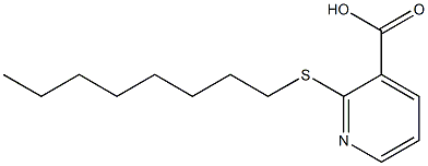  2-(octylsulfanyl)pyridine-3-carboxylic acid