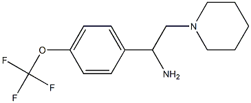 2-(piperidin-1-yl)-1-[4-(trifluoromethoxy)phenyl]ethan-1-amine