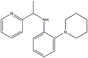 2-(piperidin-1-yl)-N-[1-(pyridin-2-yl)ethyl]aniline