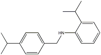 2-(propan-2-yl)-N-{[4-(propan-2-yl)phenyl]methyl}aniline 结构式