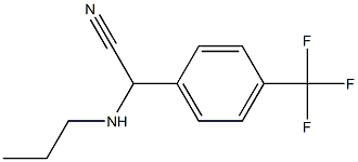  2-(propylamino)-2-[4-(trifluoromethyl)phenyl]acetonitrile