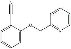 2-(pyridin-2-ylmethoxy)benzonitrile 结构式