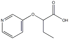2-(pyridin-3-yloxy)butanoic acid Structure