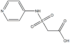 2-(pyridin-4-ylsulfamoyl)acetic acid Structure