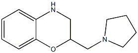 2-(pyrrolidin-1-ylmethyl)-3,4-dihydro-2H-1,4-benzoxazine Structure