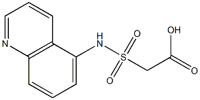 2-(quinolin-5-ylsulfamoyl)acetic acid|
