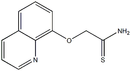 2-(quinolin-8-yloxy)ethanethioamide