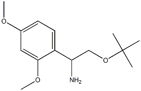 2-(tert-butoxy)-1-(2,4-dimethoxyphenyl)ethan-1-amine,,结构式