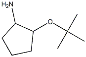 2-(tert-butoxy)cyclopentan-1-amine Struktur