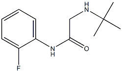 2-(tert-butylamino)-N-(2-fluorophenyl)acetamide Struktur