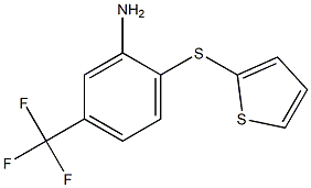 2-(thiophen-2-ylsulfanyl)-5-(trifluoromethyl)aniline