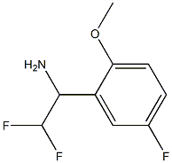  2,2-difluoro-1-(5-fluoro-2-methoxyphenyl)ethan-1-amine