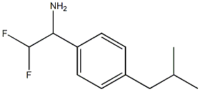  2,2-difluoro-1-[4-(2-methylpropyl)phenyl]ethan-1-amine