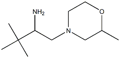 2,2-dimethyl-1-[(2-methylmorpholin-4-yl)methyl]propylamine Structure