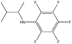 2,3,4,5,6-pentafluoro-N-(3-methylbutan-2-yl)aniline Structure