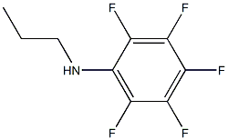 2,3,4,5,6-pentafluoro-N-propylaniline 结构式