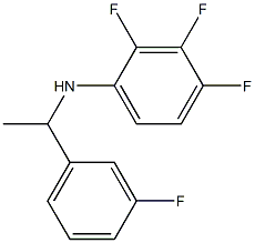 2,3,4-trifluoro-N-[1-(3-fluorophenyl)ethyl]aniline Structure