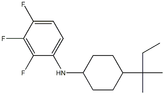 2,3,4-trifluoro-N-[4-(2-methylbutan-2-yl)cyclohexyl]aniline