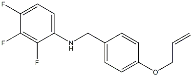  2,3,4-trifluoro-N-{[4-(prop-2-en-1-yloxy)phenyl]methyl}aniline