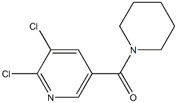 2,3-dichloro-5-(piperidin-1-ylcarbonyl)pyridine Structure