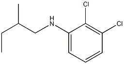 2,3-dichloro-N-(2-methylbutyl)aniline,,结构式