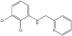 2,3-dichloro-N-(pyridin-2-ylmethyl)aniline 化学構造式