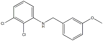 2,3-dichloro-N-[(3-methoxyphenyl)methyl]aniline Structure