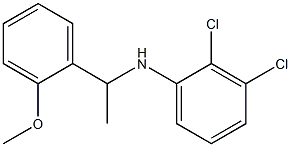 2,3-dichloro-N-[1-(2-methoxyphenyl)ethyl]aniline 化学構造式
