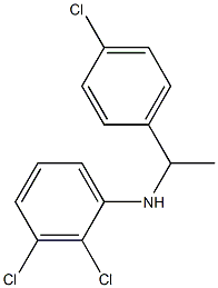 2,3-dichloro-N-[1-(4-chlorophenyl)ethyl]aniline,,结构式
