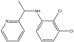2,3-dichloro-N-[1-(pyridin-2-yl)ethyl]aniline Structure