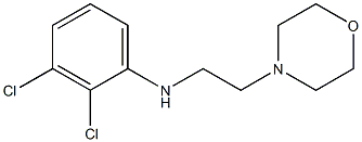 2,3-dichloro-N-[2-(morpholin-4-yl)ethyl]aniline 化学構造式