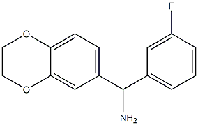 2,3-dihydro-1,4-benzodioxin-6-yl(3-fluorophenyl)methanamine