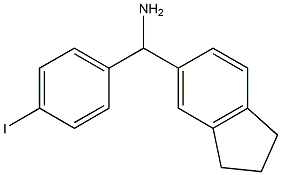  2,3-dihydro-1H-inden-5-yl(4-iodophenyl)methanamine