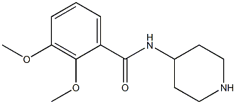 2,3-dimethoxy-N-piperidin-4-ylbenzamide Structure