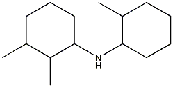 2,3-dimethyl-N-(2-methylcyclohexyl)cyclohexan-1-amine 化学構造式