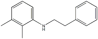 2,3-dimethyl-N-(2-phenylethyl)aniline,,结构式