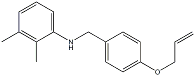  2,3-dimethyl-N-{[4-(prop-2-en-1-yloxy)phenyl]methyl}aniline