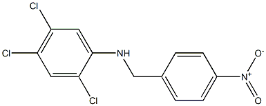 2,4,5-trichloro-N-[(4-nitrophenyl)methyl]aniline