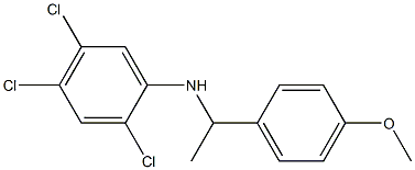 2,4,5-trichloro-N-[1-(4-methoxyphenyl)ethyl]aniline|