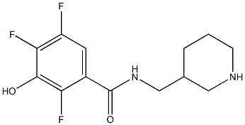 2,4,5-trifluoro-3-hydroxy-N-(piperidin-3-ylmethyl)benzamide|