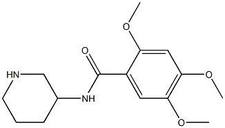  2,4,5-trimethoxy-N-(piperidin-3-yl)benzamide