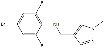 2,4,6-tribromo-N-[(1-methyl-1H-pyrazol-4-yl)methyl]aniline