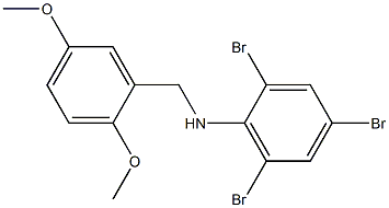  2,4,6-tribromo-N-[(2,5-dimethoxyphenyl)methyl]aniline