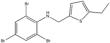 2,4,6-tribromo-N-[(5-ethylthiophen-2-yl)methyl]aniline
