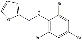 2,4,6-tribromo-N-[1-(furan-2-yl)ethyl]aniline Structure
