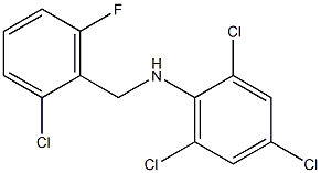 2,4,6-trichloro-N-[(2-chloro-6-fluorophenyl)methyl]aniline