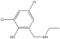 2,4-dichloro-6-[(ethylamino)methyl]phenol