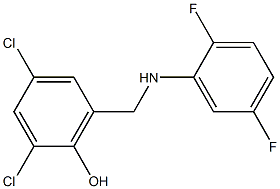 2,4-dichloro-6-{[(2,5-difluorophenyl)amino]methyl}phenol